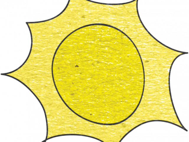 Drawn Sunshine Summer Sun - Circle (640x480), Png Download