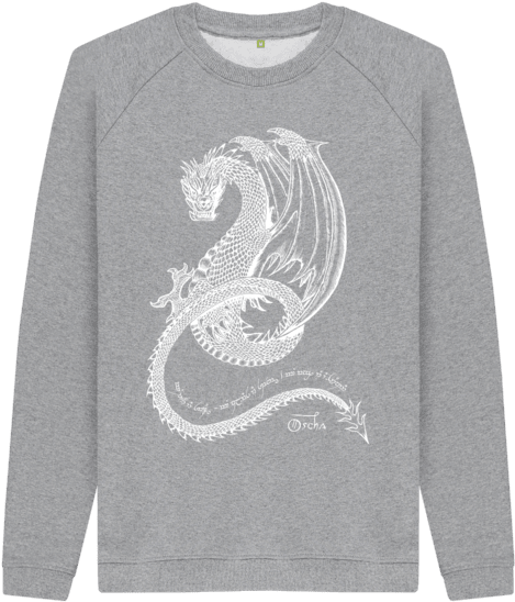Smaug™ Sweatshirt - Sweater (640x674), Png Download