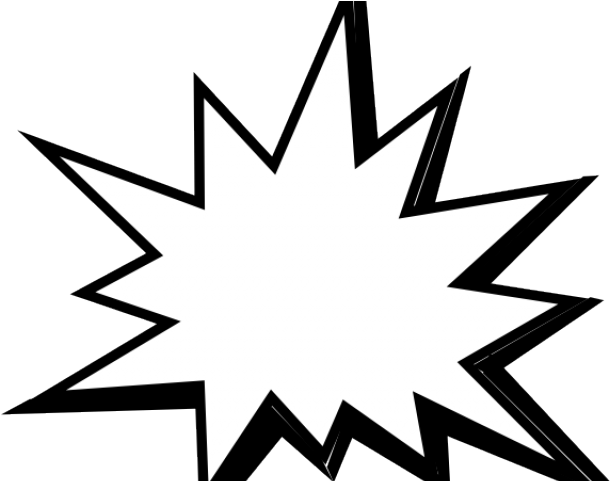 Flash Clipart Bubble Burst - Comic Book Bubble Transparent (640x480), Png Download