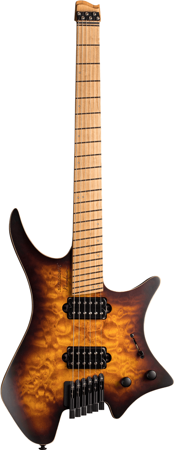 Boden Standard 6-string Maple Quilt Bengal Burst - Strandberg Boden Original 7 (1066x1600), Png Download