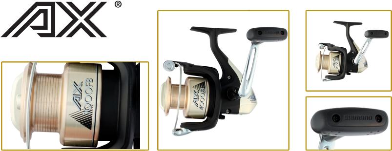 Shimano Ax Spinning Reel (940x400), Png Download