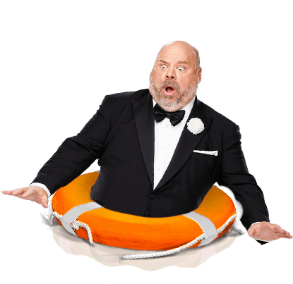 Meet The Ensemble Cast - Sitting (1280x403), Png Download