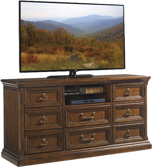 Lexington Coventry Hills Provincetown Tv Stand In Autumn - Television Set (800x800), Png Download