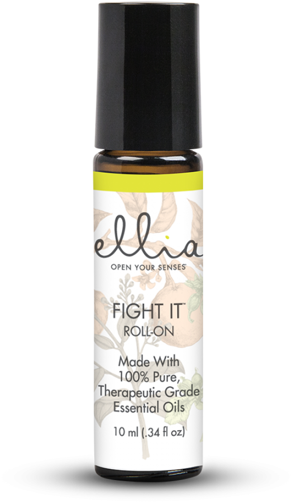Fight It™ Essential Oil Blend - Ellia Jet Lag Essential Oil Roll-on (1100x1100), Png Download
