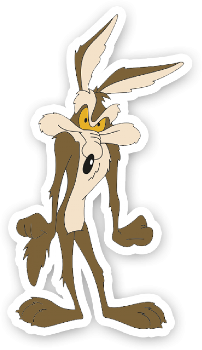Wile E Coyote (1300x1300), Png Download