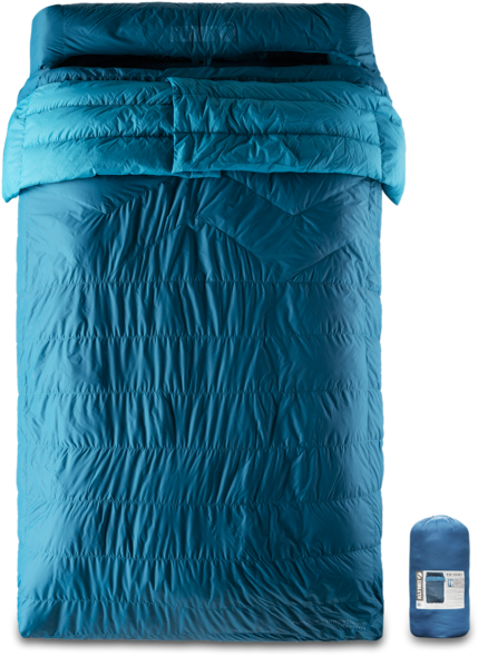 Klymit Ksb 30 Degree Down Two Person Double Sleeping - Sleeping Bag (640x640), Png Download