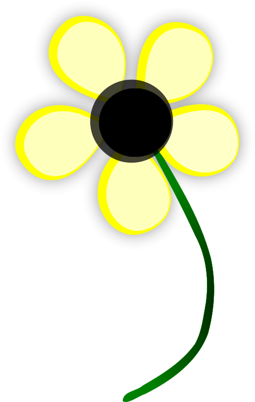 This Graphics Is Yellow Daisies About Yellow Daisy - Yellow Daisy Clipart (522x800), Png Download