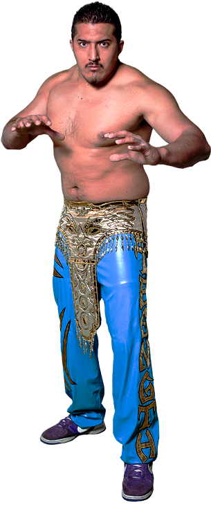 Guerrero Azteca - Pro Wrestler Png (410x792), Png Download