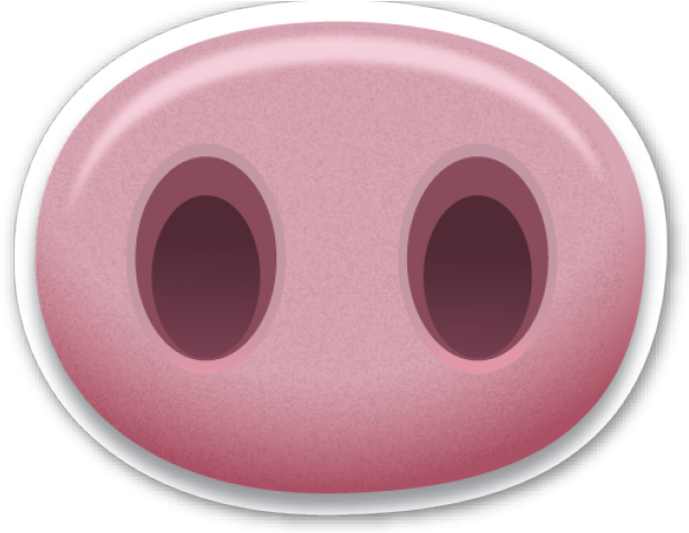 Emoji Clipart Pig - Pig Nose Printable (640x480), Png Download
