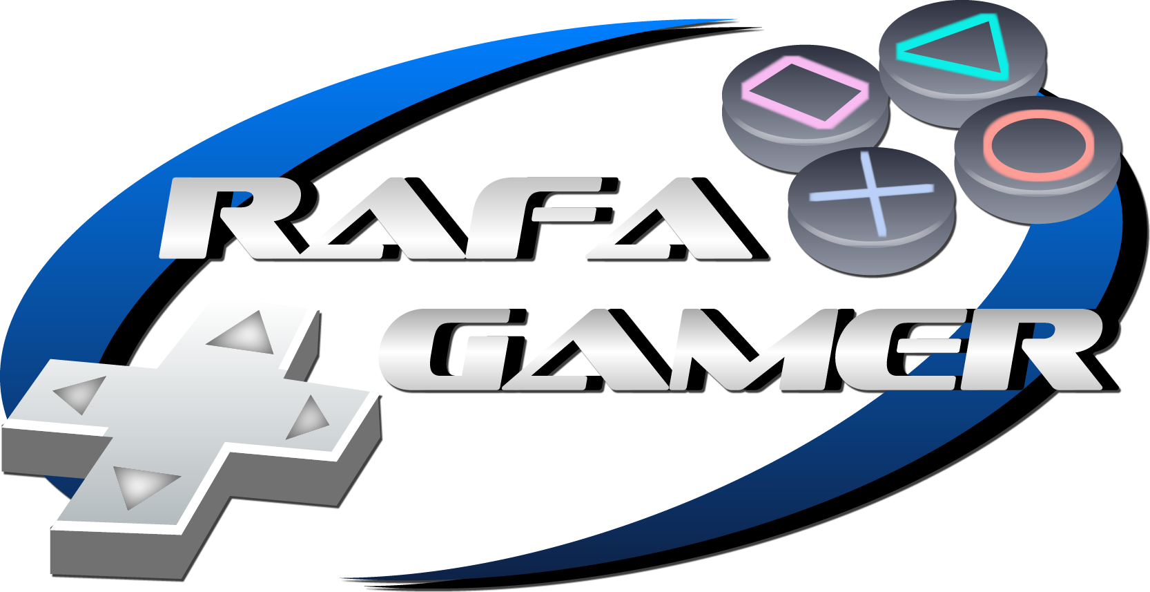 Logo Rafa Gamer - Playstation 3 (1666x857), Png Download