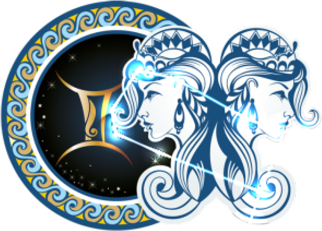 Gemini Clipart Gemini Symbol - Gemini Horoscope Logo (640x480), Png Download