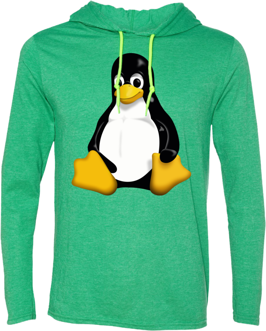 Linux Penguin Ls T-shirt Hoodie - Linux I Want To Believe (1155x1155), Png Download