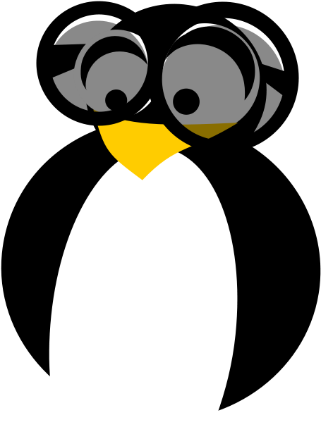 Smart Penguin (800x800), Png Download