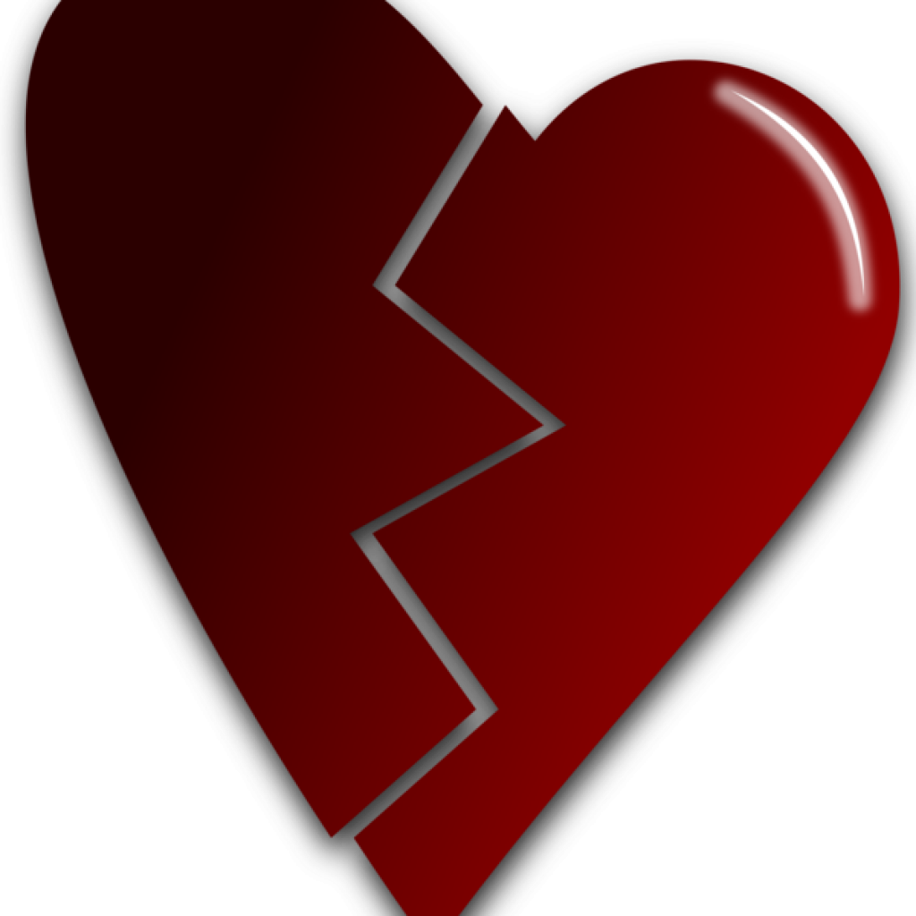 Clip Art Broken Heart Broken Heart Download Computer - Ek Shakhs Sare Shehar Ko Veeran Kar Gaya Lyrics (1024x1024), Png Download