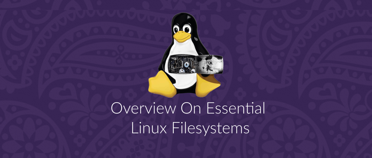 Linux-filesystems - Linux (1237x527), Png Download