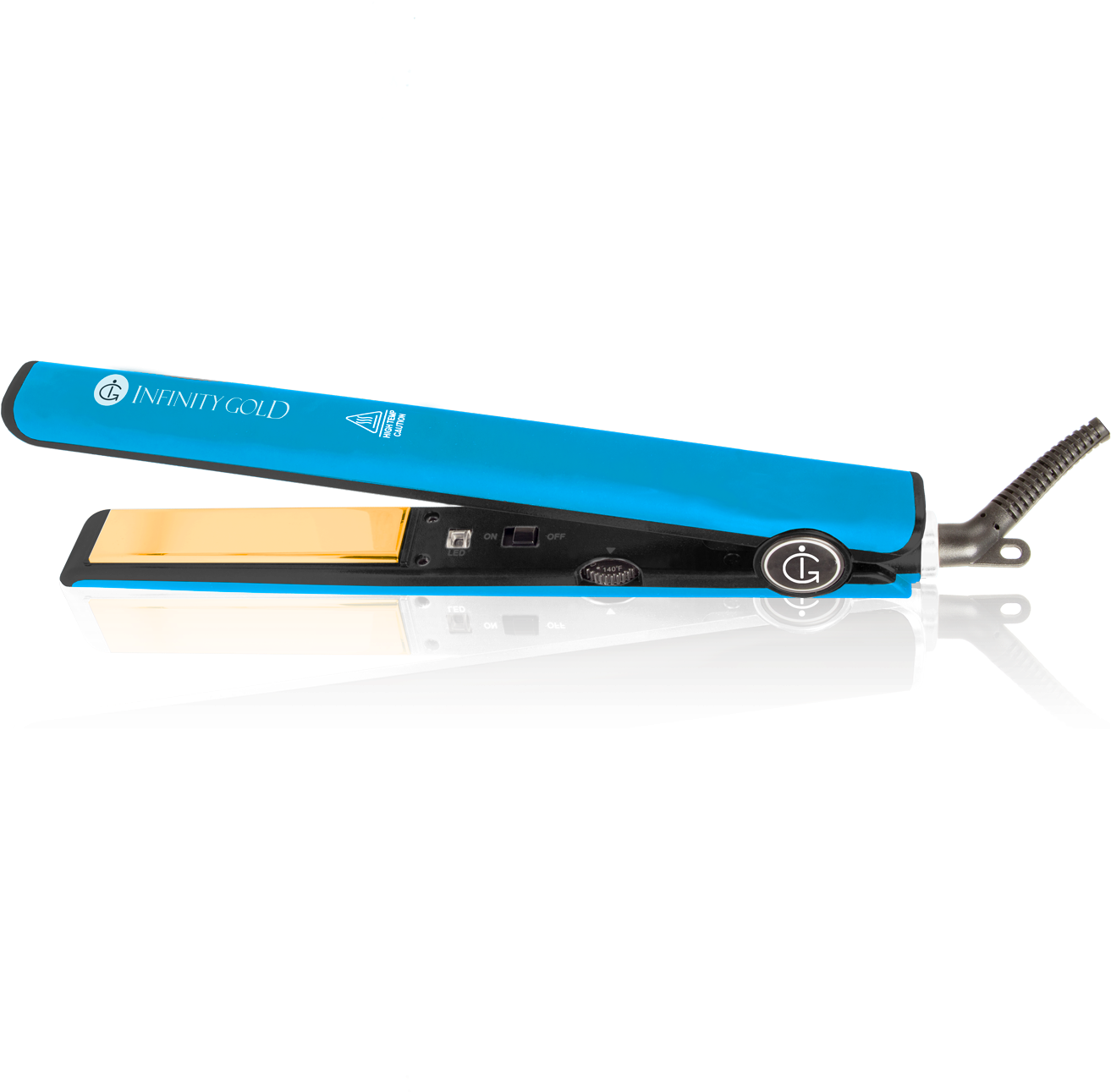 Infinity Gold Flat Iron 1'' Golden Ceramic Tourmaline - Marking Tools (1500x1500), Png Download