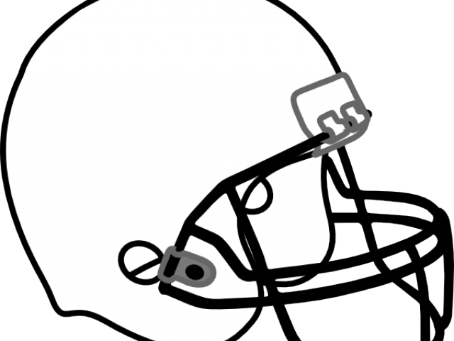 Black Clipart Football Helmet - Red Football Helmet Clipart (640x480), Png Download