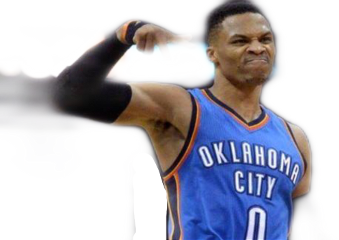 Westbrook Freetoedit - Russell Westbrook No Background (339x240), Png Download