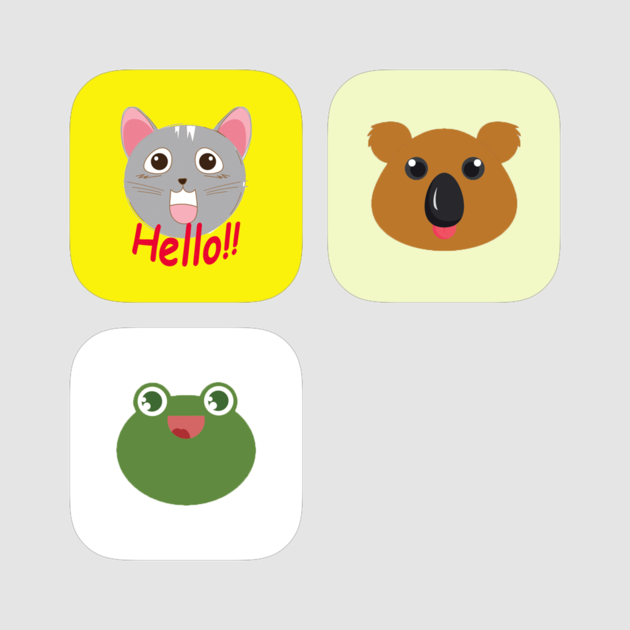 Animals Emoji Smiles Bundle On The App Store - Cartoon (630x630), Png Download