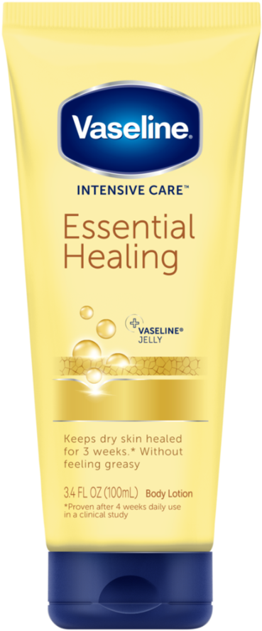Vaseline® Intensive Care™ Essential Healing Lotion - Sunscreen (1200x1200), Png Download