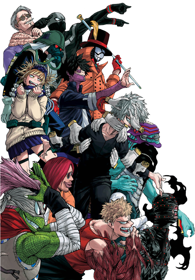 06 Mb Png - League Of Villains Bnha (742x935), Png Download