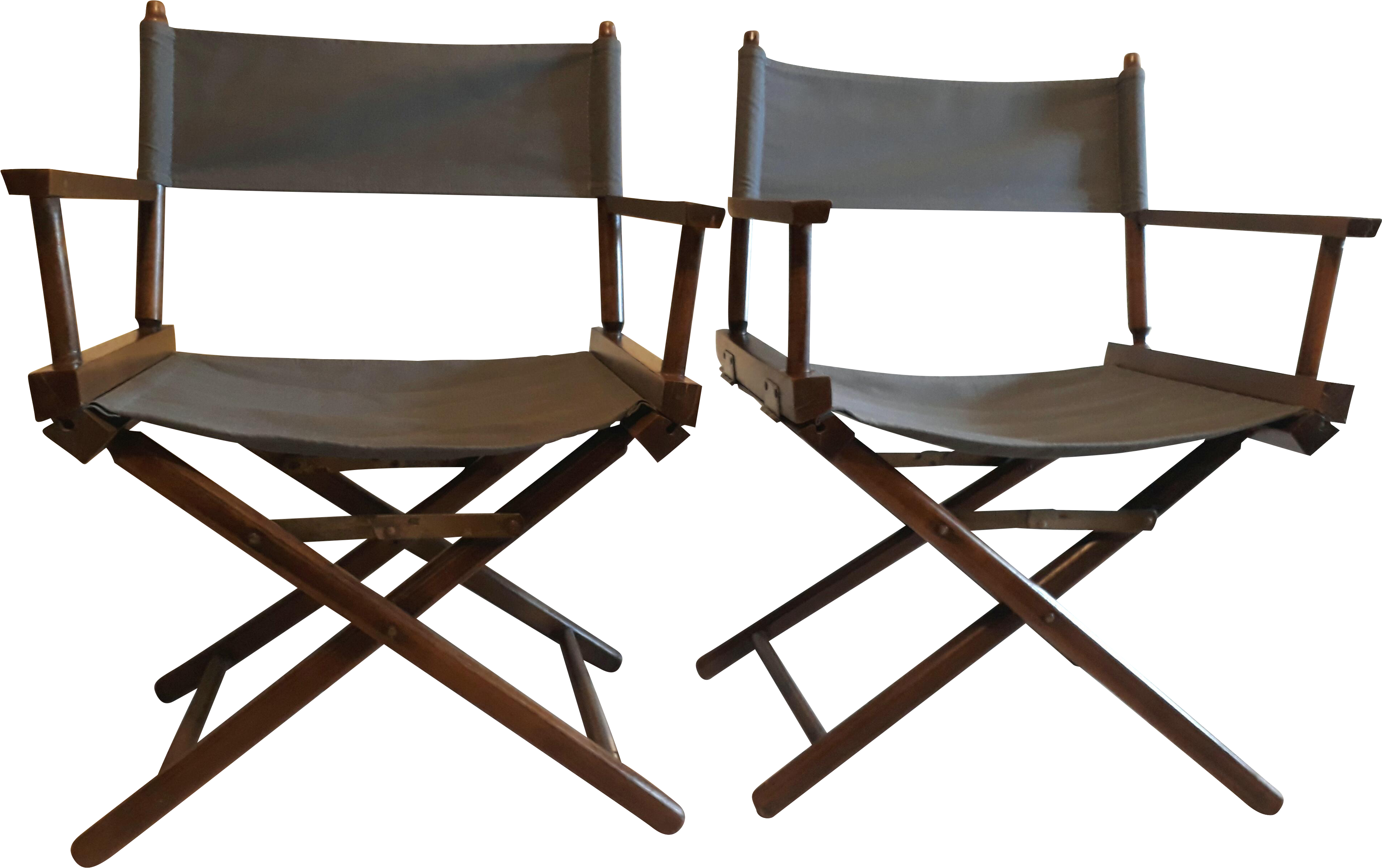 Vintage Restored Directors Chairs - Folding Chair (4266x2679), Png Download