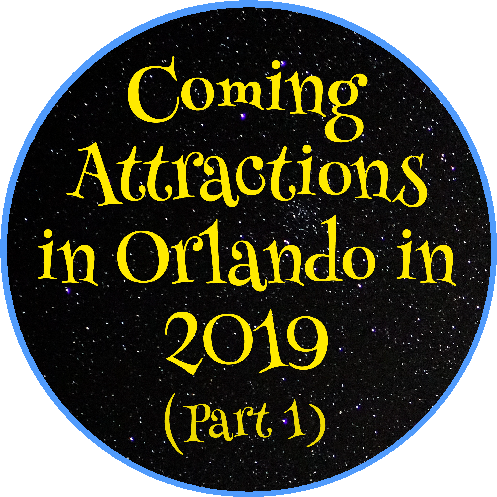 Coming Attractions In Orlando In - Circle (2000x2000), Png Download