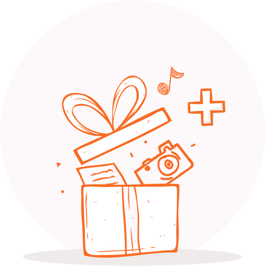 Upload Pictures, Choose A Song And Customize Your Wedding - Circle (1024x1024), Png Download