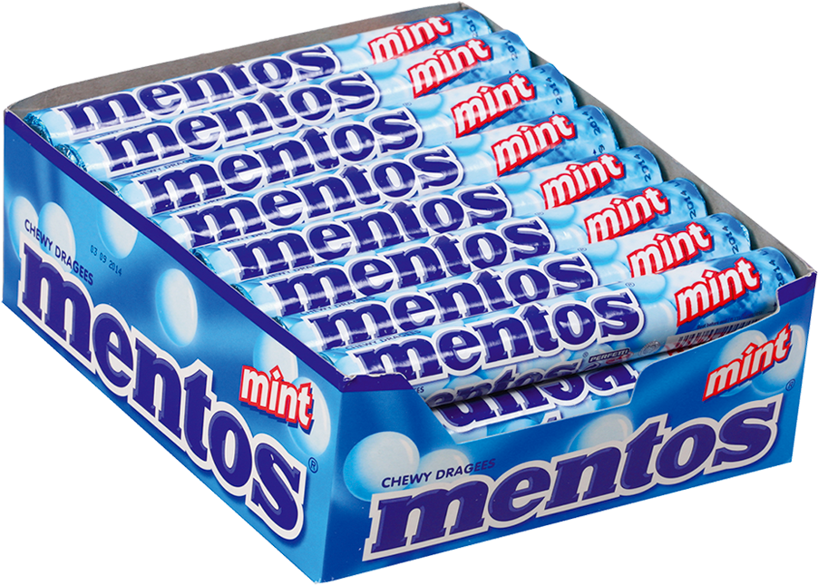 โปรโมชั่น Mentos Candy Bar 37 G - Mentos (1000x1000), Png Download