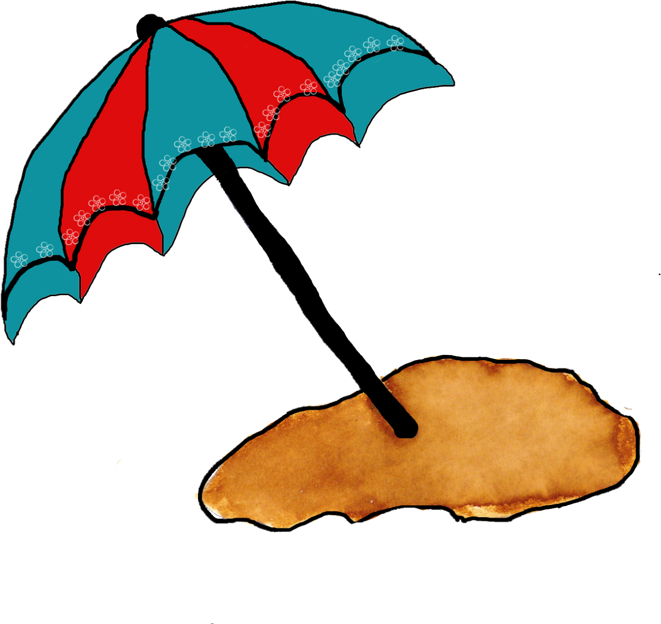 Scarecrow Clipart November - Umbrella (1579x1600), Png Download