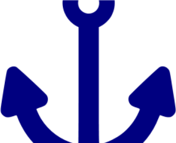 Dark Blue Clipart Navy Anchor - Anchor Icon Free (640x480), Png Download