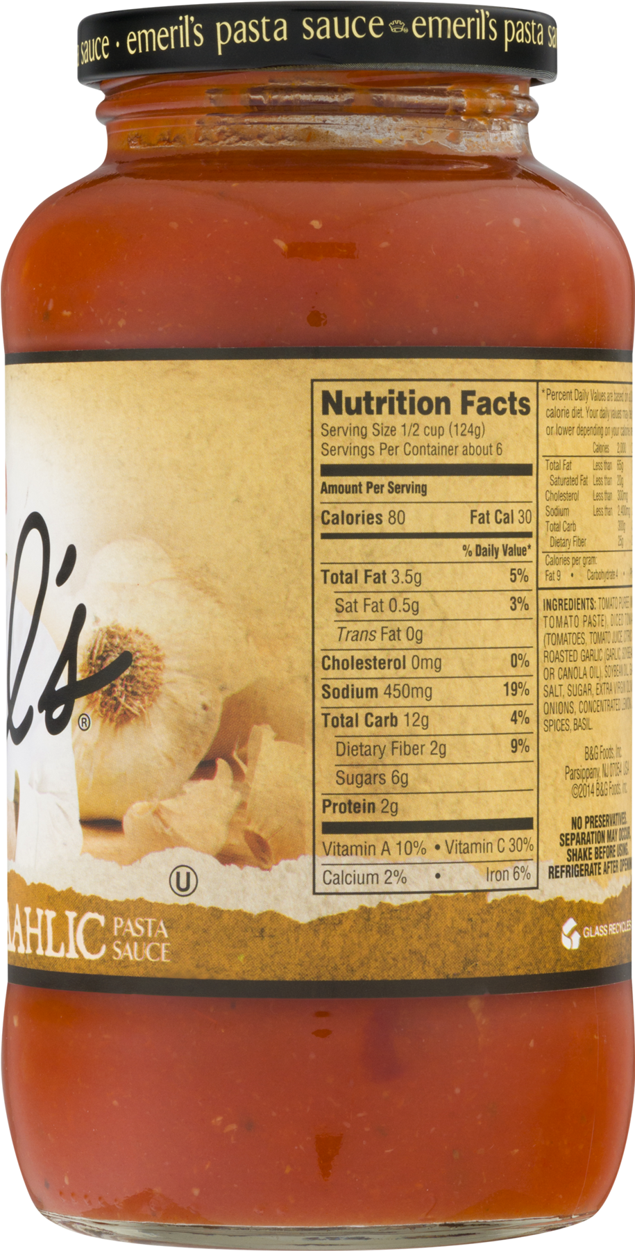 Calories Onion Garlic Pasta Sauce (1800x1800), Png Download