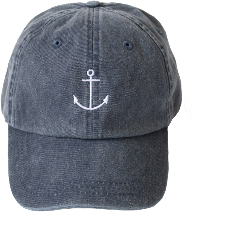 Minimal Anchor Baseball Cap Shore Society (1000x1306), Png Download