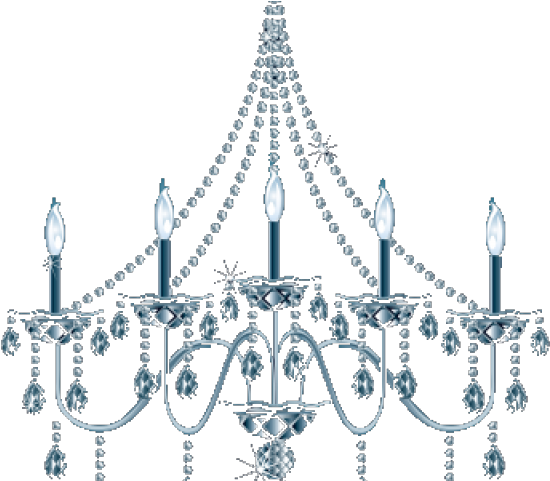 Creepy Clipart Chandelier - Colorful Clip Art Chandelier Transparent (640x480), Png Download