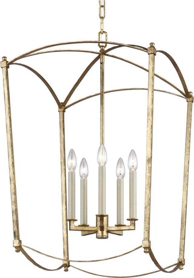 Feiss 5 Light Thayer Chandelier F3323/5 (728x1000), Png Download