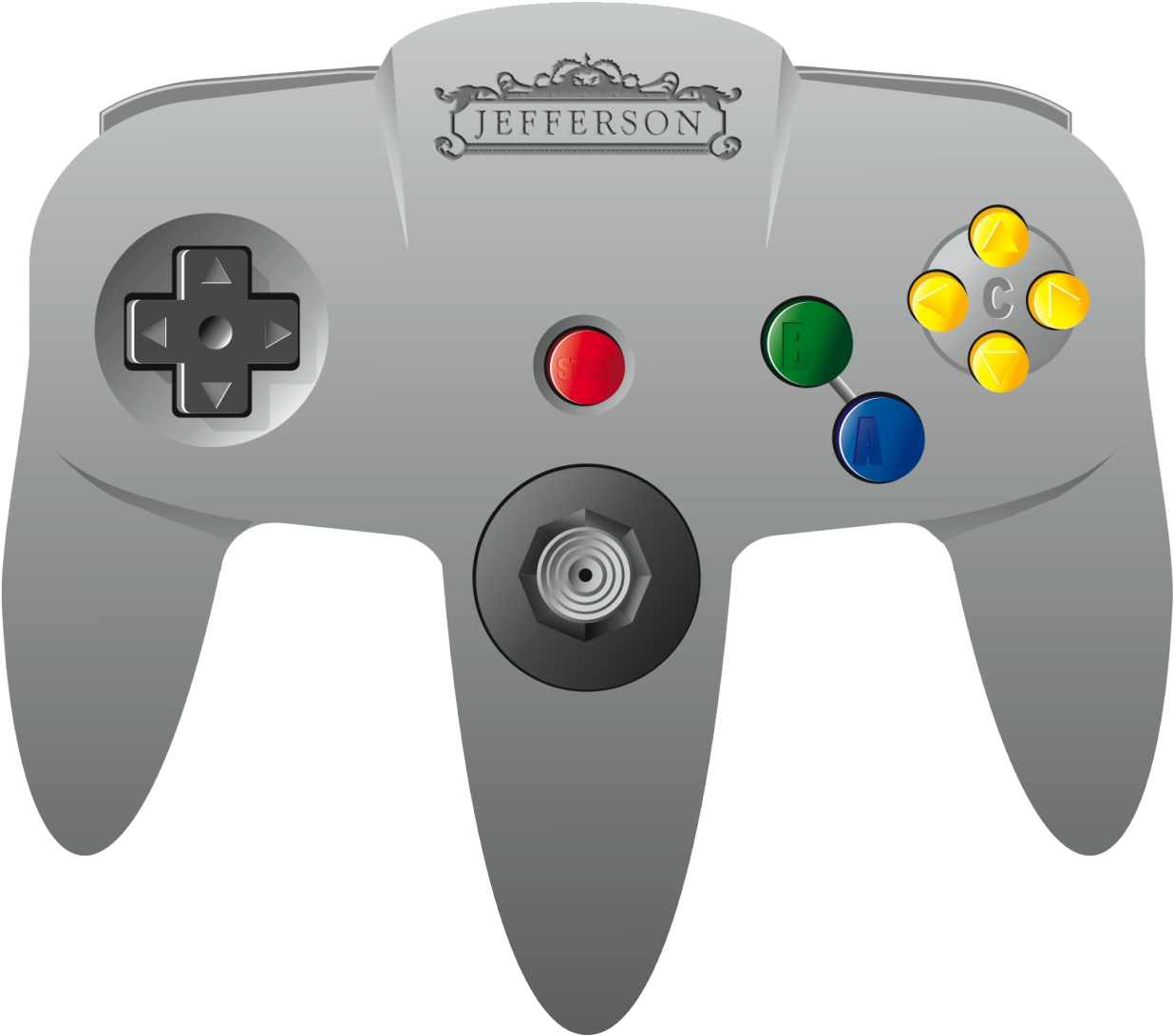 Image - Control De Nintendo 64 (1280x1164), Png Download