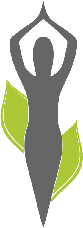 Simple Women Standing In Yoga Pose Logo Design Png - Logo Yoga Png (999x999), Png Download