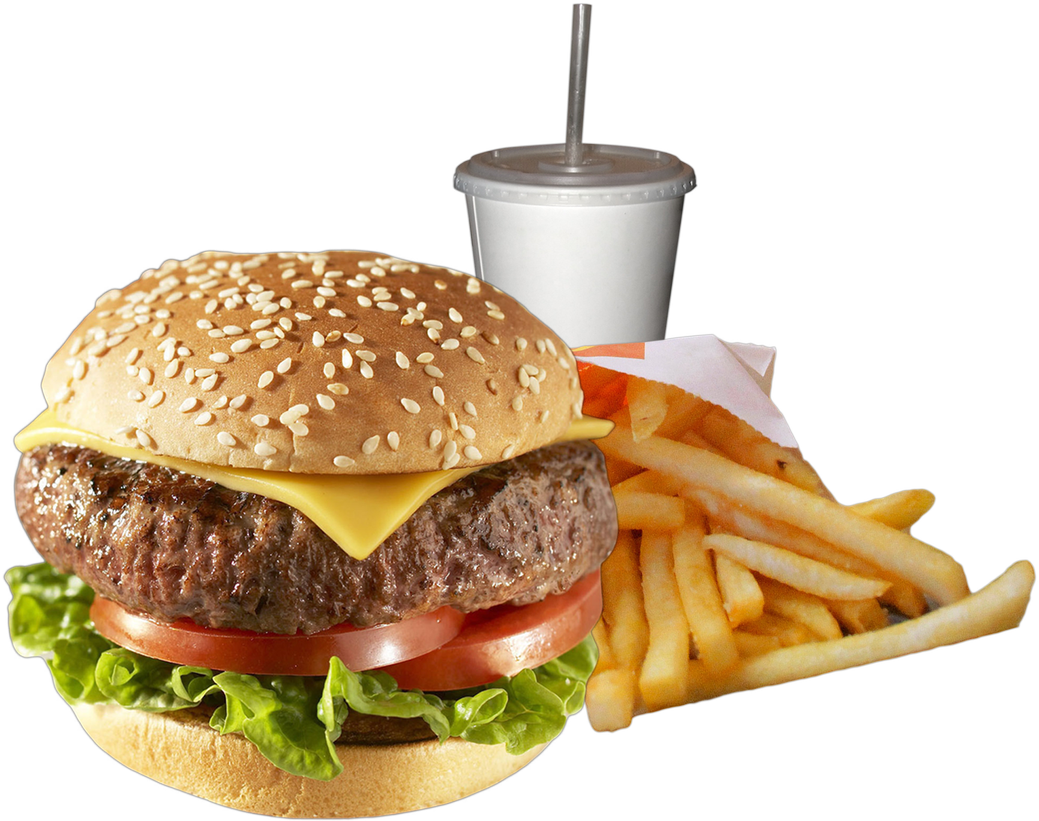 1200 X 900 6 - Cheeseburger With Lettuce And Tomatoes (1200x900), Png Download
