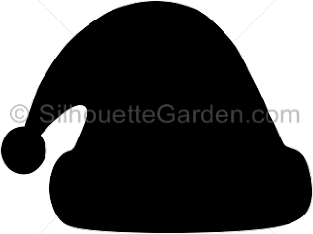 Silhouette Clipart Santa Hat - Techos De Lamina (640x480), Png Download