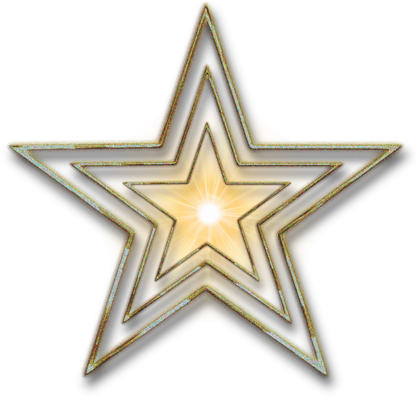 Silver Star Transparent Background (850x810), Png Download