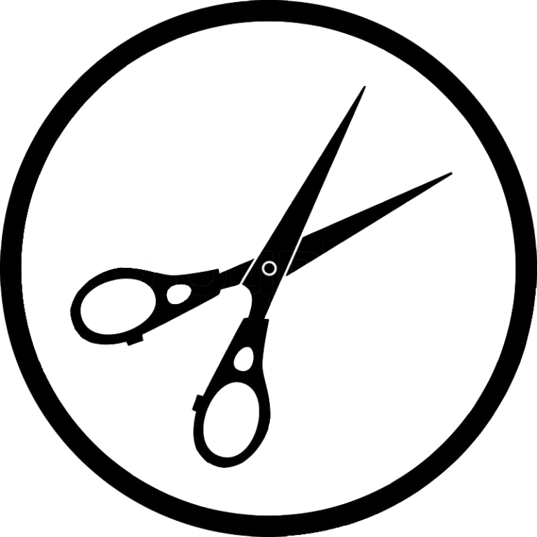 2375712 Vector Icon Of Scissors All Layers Are Grouped - Scissors Icon (768x768), Png Download