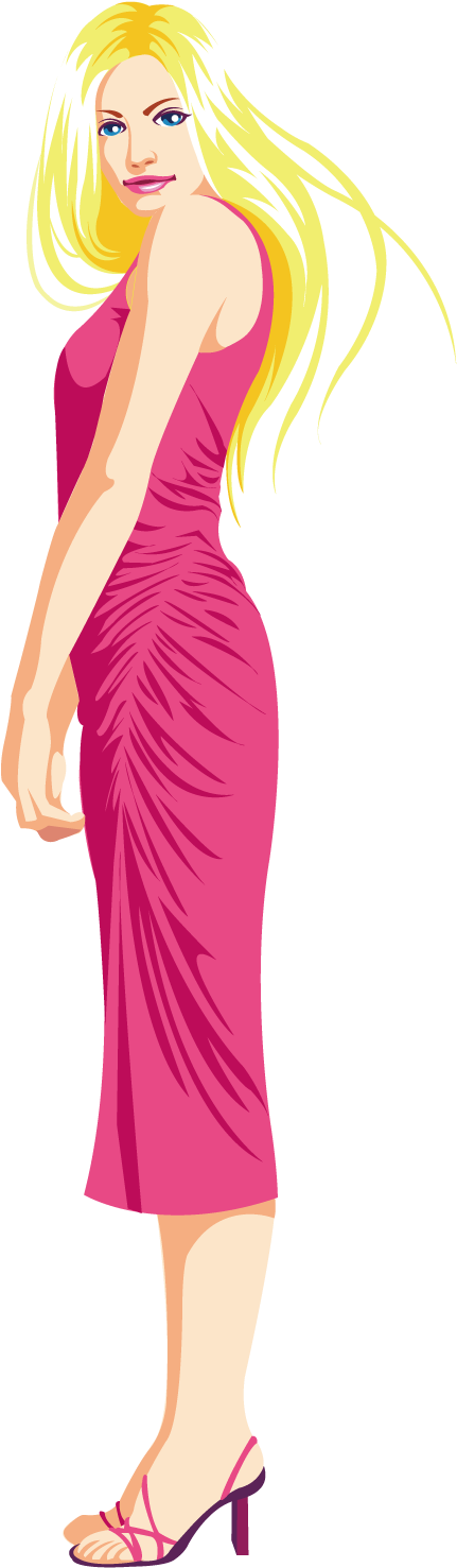 Freeuse Download Cartoon Slim Woman Transprent Png - Illustration (1500x1500), Png Download