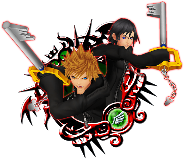 7 Replies 11 Retweets 51 Likes - Prime Roxas And Xion (640x554), Png Download