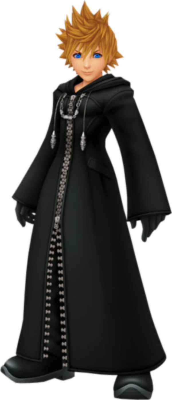 Kingdom Hearts Organization 13 Roxas (600x1395), Png Download