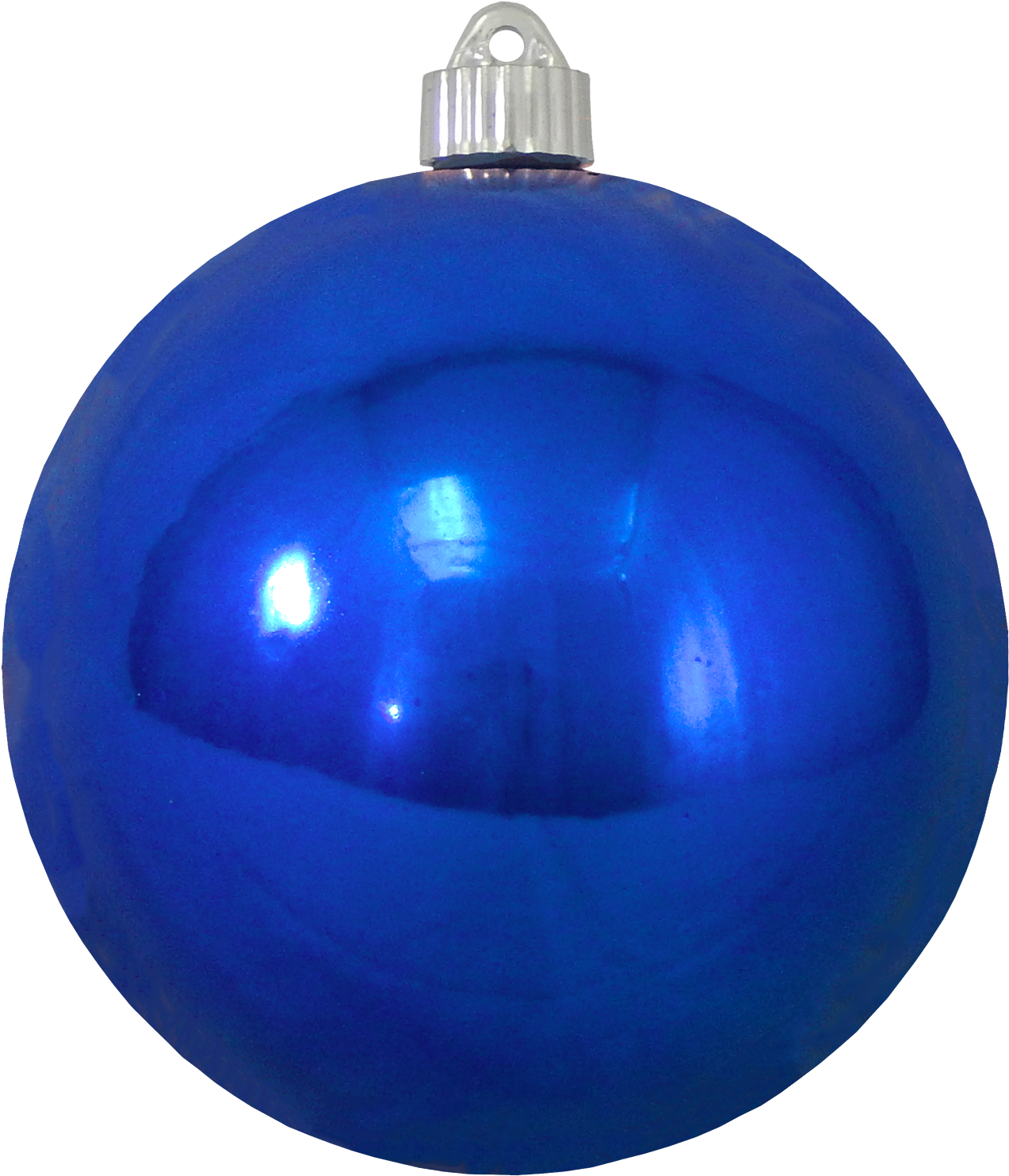 Christmas By Krebs Large Christmas Ornament Shiny Blue - Blue Christmas Ornament (1288x1500), Png Download