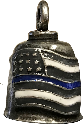 Thin Blue Line American Flag - Locket (700x700), Png Download