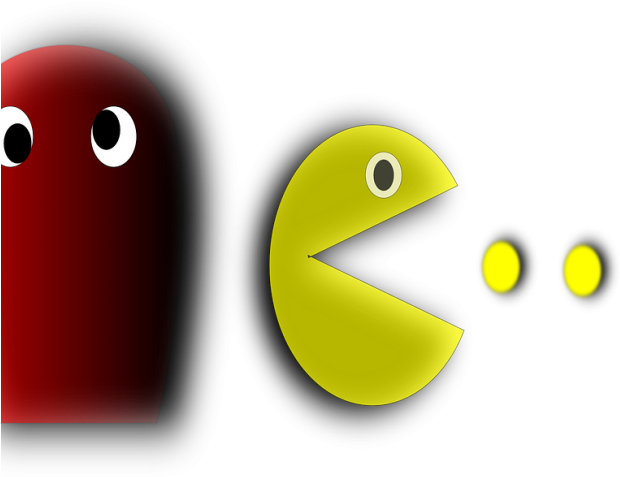 Pac Clipart Pacman Ghost - Emoticon (640x480), Png Download