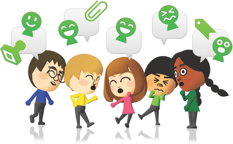 Miiverse Miis - Miiverse Update (964x643), Png Download