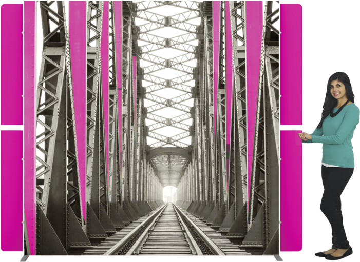 Vector Frame Master 10ft Modular Backwall Kit - Vector Frame 10 Backwall Kit 15 Backlit (700x700), Png Download