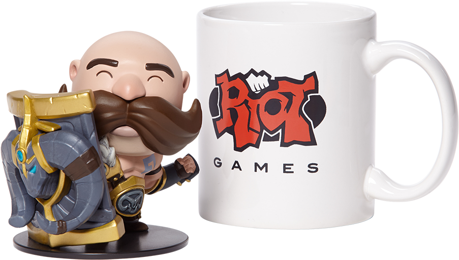 Braum Figure - Riot Games (1000x656), Png Download